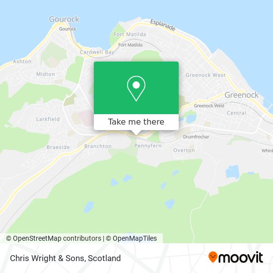Chris Wright & Sons map