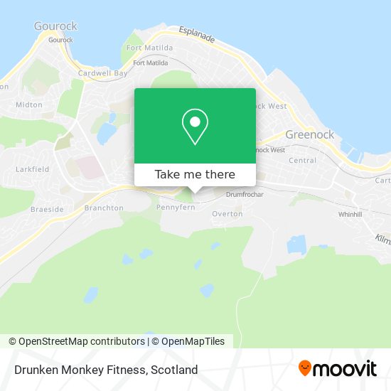 Drunken Monkey Fitness map