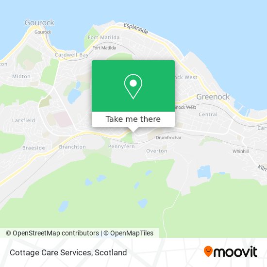 Cottage Care Services map