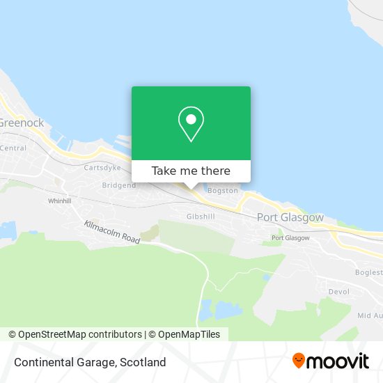 Continental Garage map