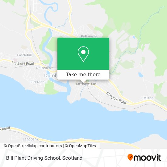 Bill Plant Driving School map