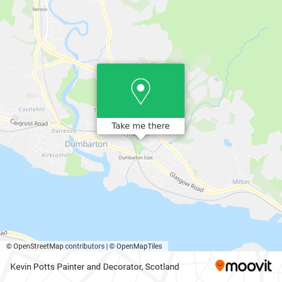 Kevin Potts Painter and Decorator map