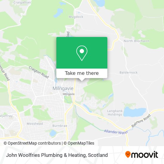 John Woolfries Plumbing & Heating map