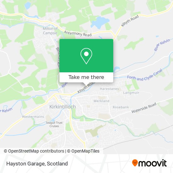 Hayston Garage map