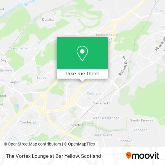 The Vortex Lounge at Bar Yellow map