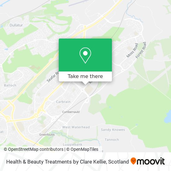 Health & Beauty Treatments by Clare Kellie map