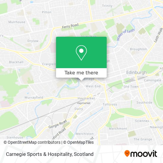 Carnegie Sports & Hospitality map