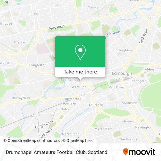Drumchapel Amateurs Football Club map