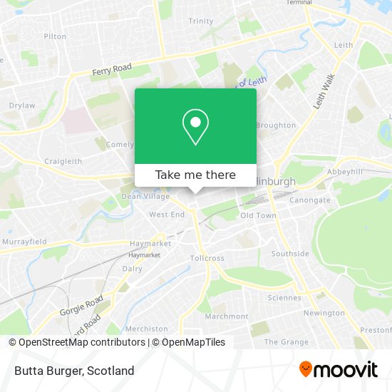 Butta Burger map