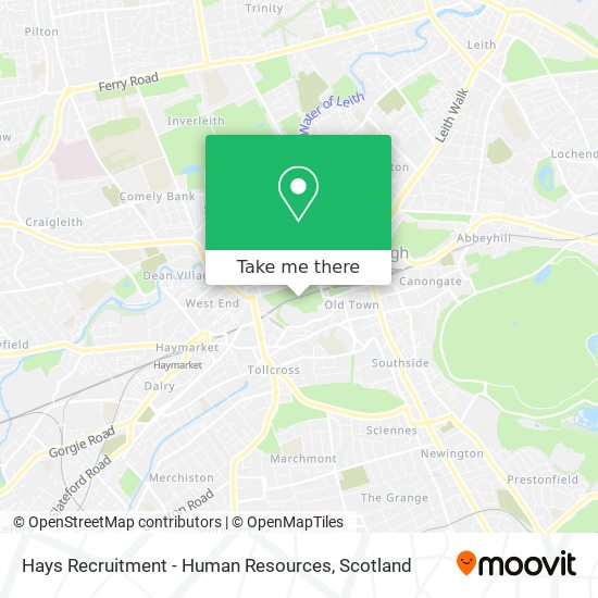 Hays Recruitment - Human Resources map