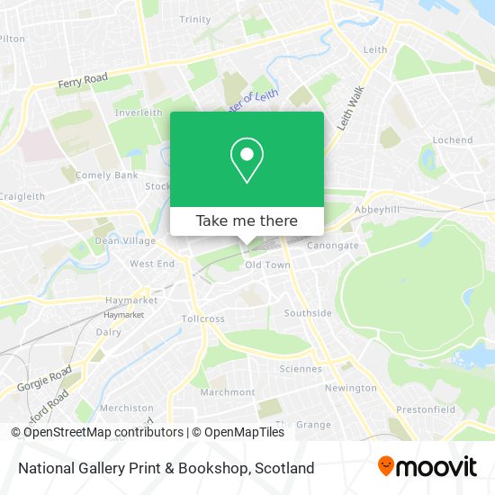 National Gallery Print & Bookshop map