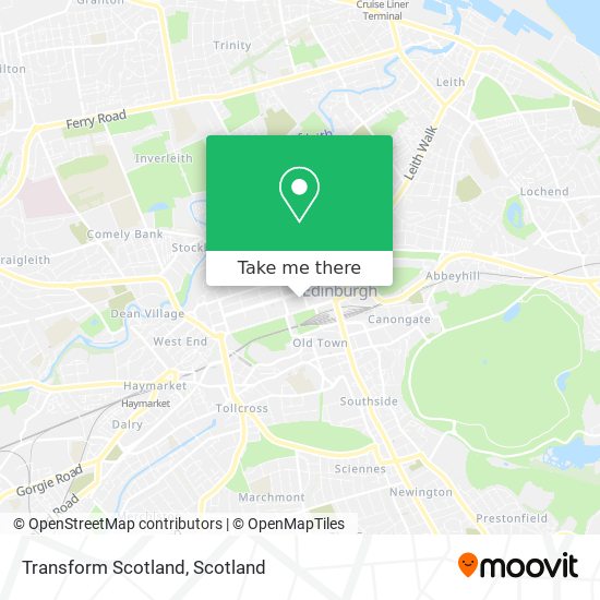 Transform Scotland map