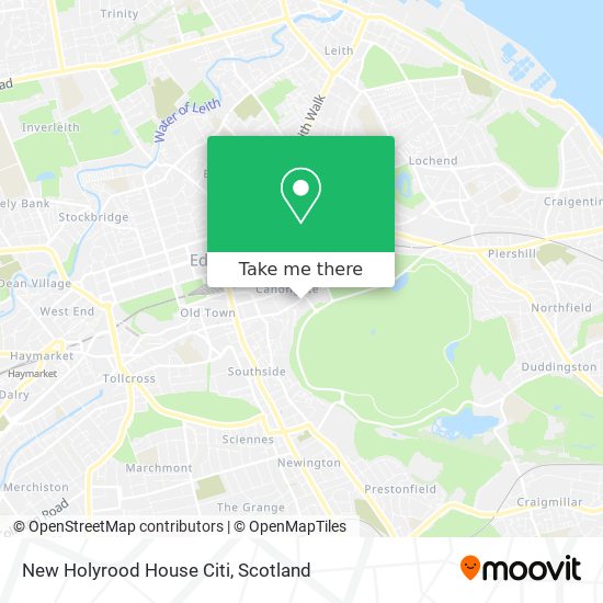 New Holyrood House Citi map