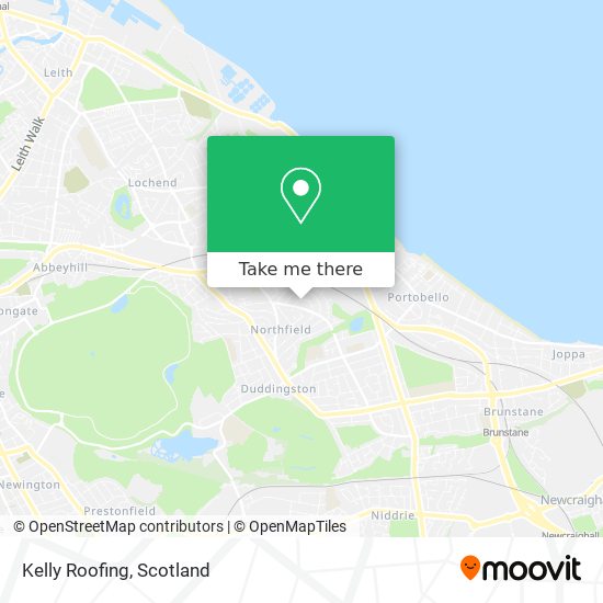 Kelly Roofing map