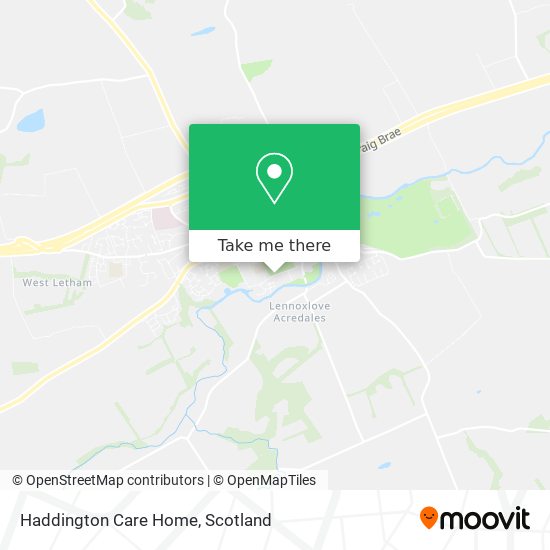 Haddington Care Home map