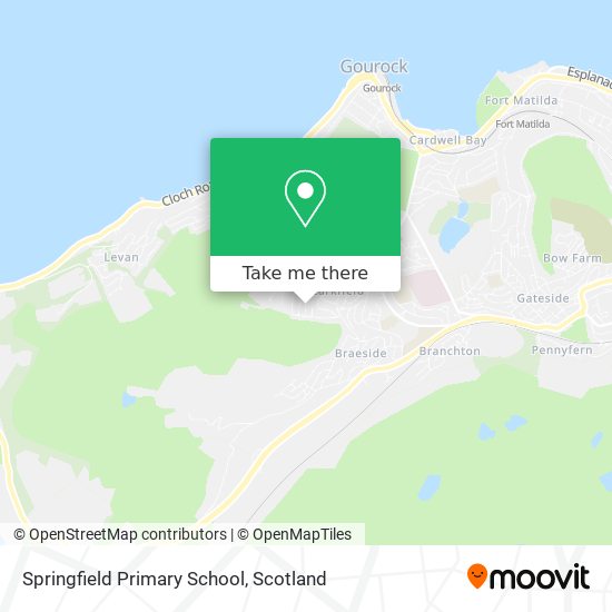 Springfield Primary School map