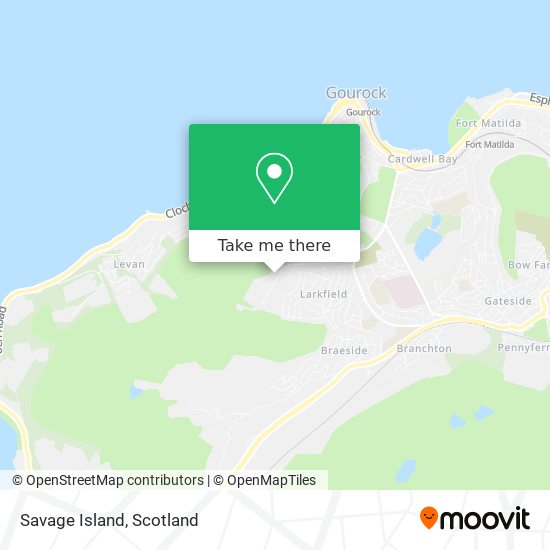Savage Island map