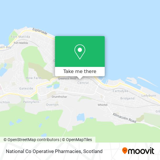 National Co Operative Pharmacies map