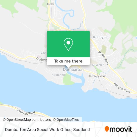 Dumbarton Area Social Work Office map