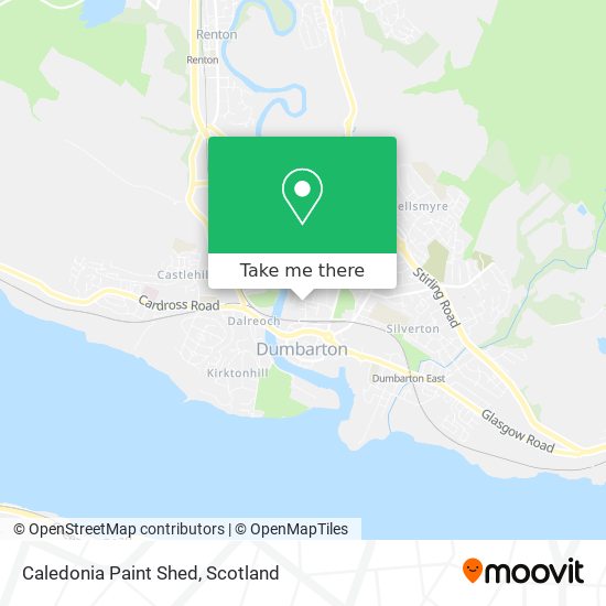 Caledonia Paint Shed map