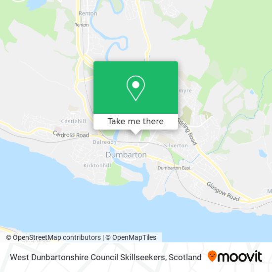 West Dunbartonshire Council Skillseekers map