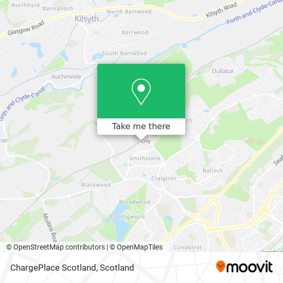 ChargePlace Scotland map