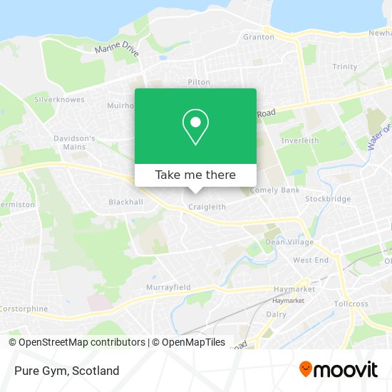 Pure Gym map