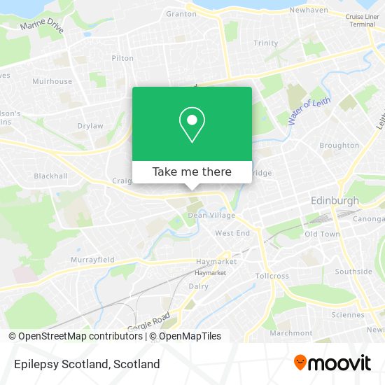 Epilepsy Scotland map