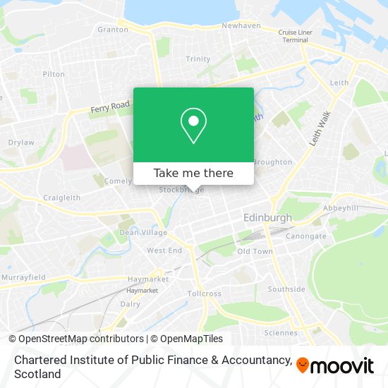 Chartered Institute of Public Finance & Accountancy map