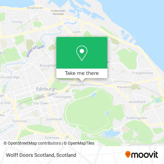 Wolff Doors Scotland map