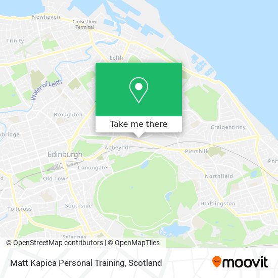 Matt Kapica Personal Training map