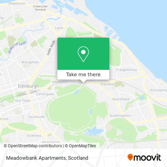 Meadowbank Apartments map