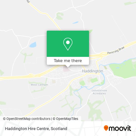 Haddington Hire Centre map