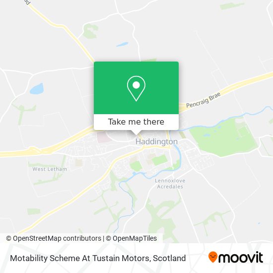 Motability Scheme At Tustain Motors map