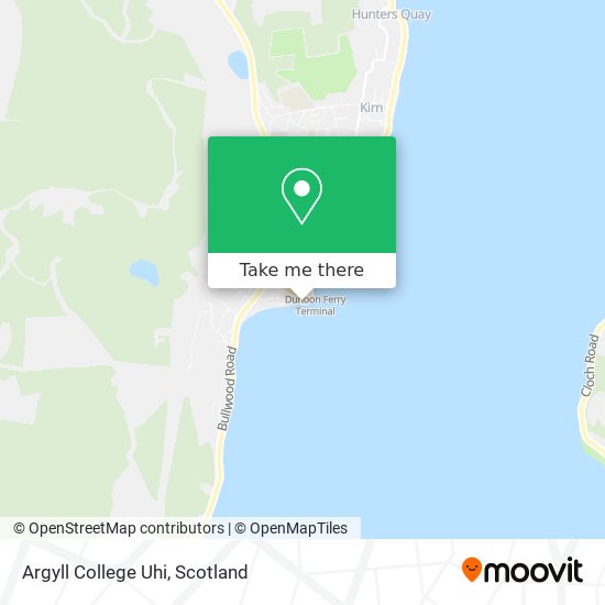 Argyll College Uhi map