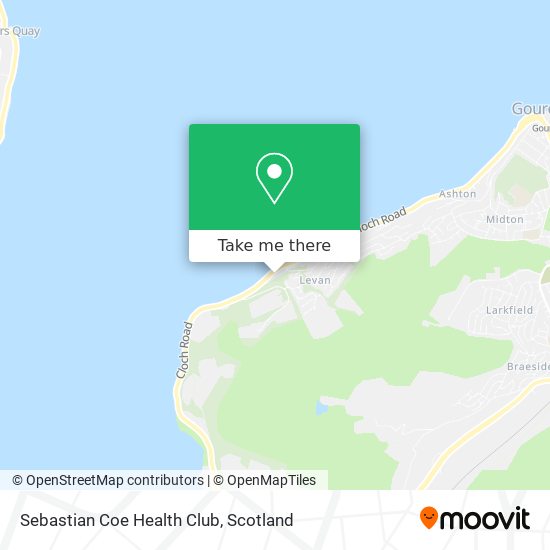 Sebastian Coe Health Club map