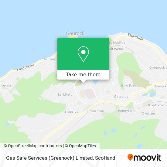 Gas Safe Services (Greenock) Limited map
