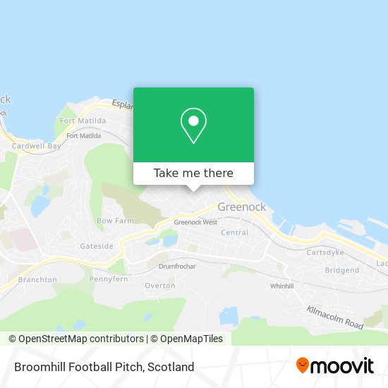 Broomhill Football Pitch map