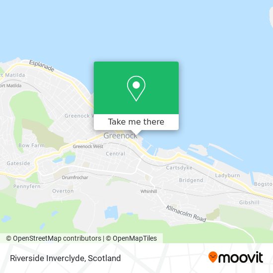 Riverside Inverclyde map