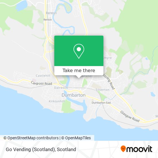 Go Vending (Scotland) map