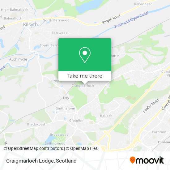Craigmarloch Lodge map