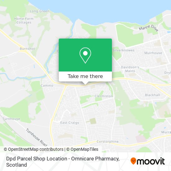 Dpd Parcel Shop Location - Omnicare Pharmacy map