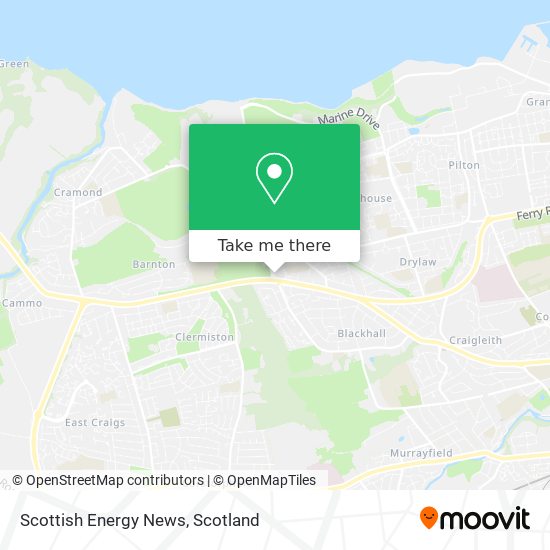 Scottish Energy News map