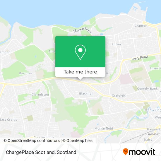 ChargePlace Scotland map