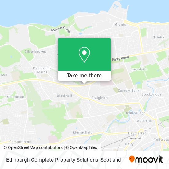 Edinburgh Complete Property Solutions map