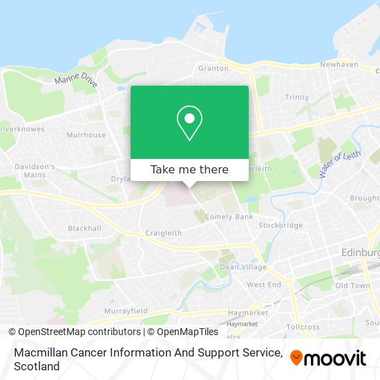 Macmillan Cancer Information And Support Service map