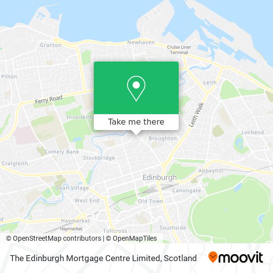 The Edinburgh Mortgage Centre Limited map