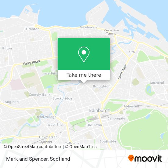 Mark and Spencer map