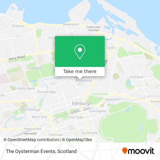 The Oysterman Events map