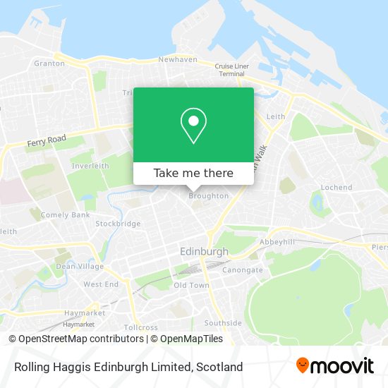 Rolling Haggis Edinburgh Limited map